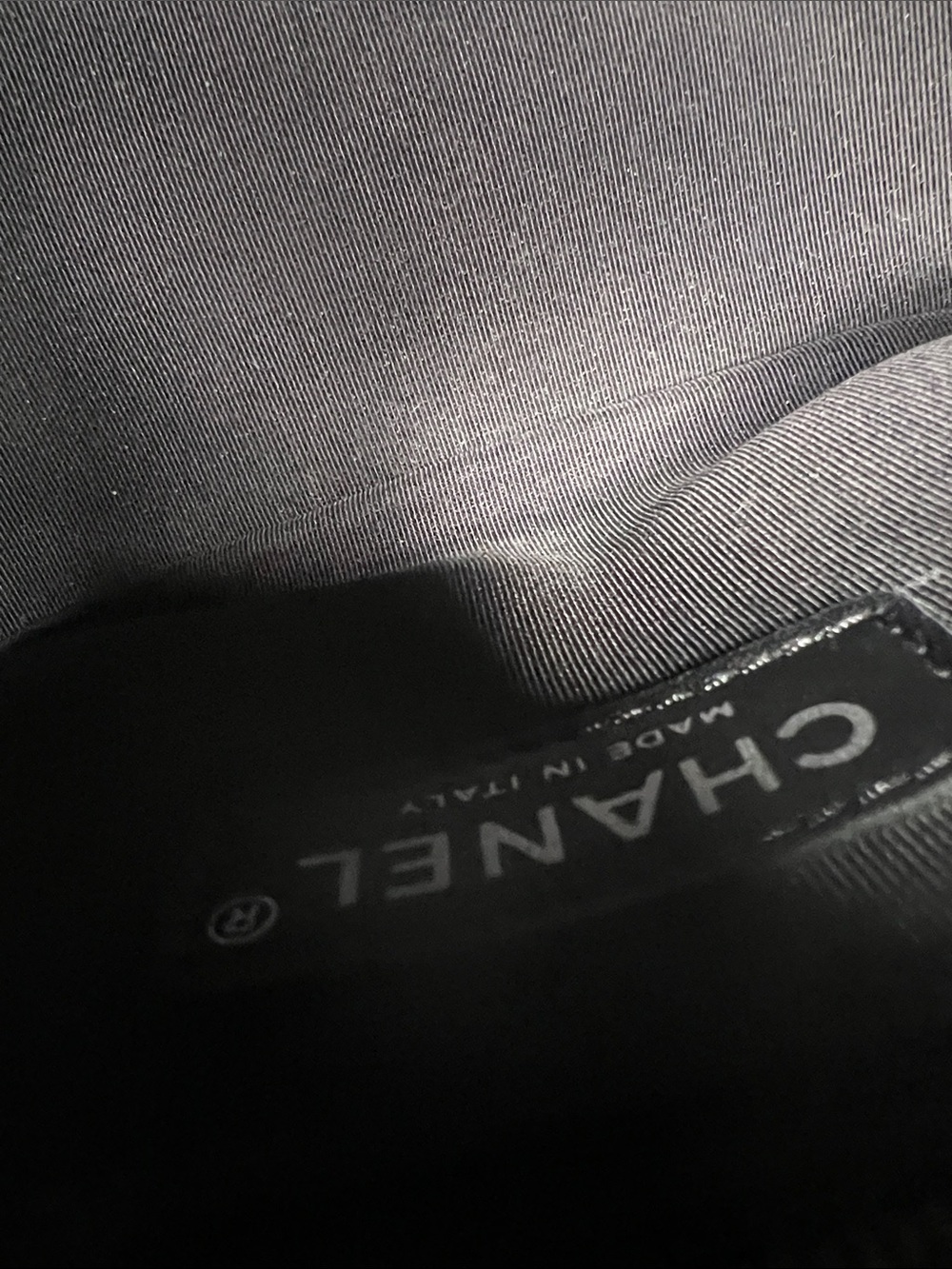 CHANEL Calfskin Black Top Handle Chanel Ring My Bag flap Quilted crossbody - Picture 15 of 17